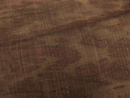 平和屋着物●上質な紬　風景文　正絹　逸品　DAAV1158tw