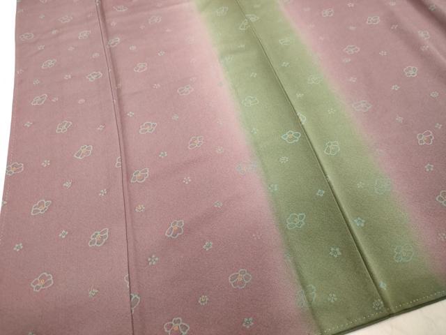 平和屋着物●訪問着 舞花文 暈し染め 正絹 逸品 DAAV1163tw