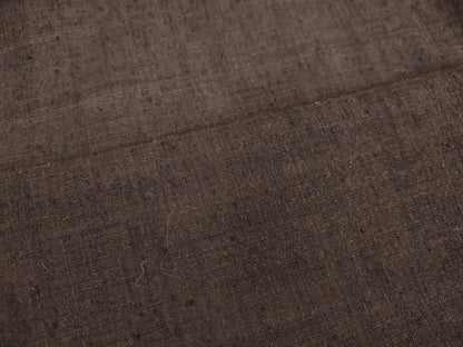 平和屋着物●男性 紬 黒鳶色 高島屋扱い 正絹 逸品 DAAV1199tw