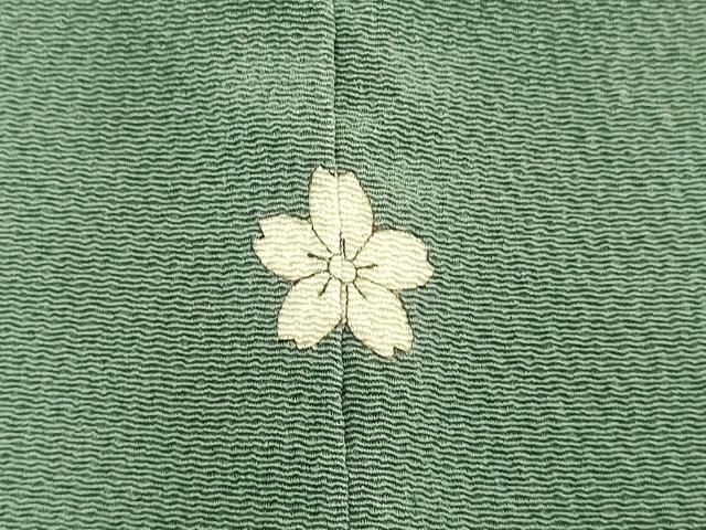 平和屋着物●訪問着 立波草花筏文 暈し染め 金彩 鬼しぼ縮緬 正絹 逸品 DAAV1235tw