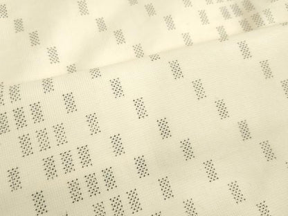 平和屋着物●本場大島紬　白大島　9マルキ　幾何学文様　正絹　逸品　DAAV1239tw