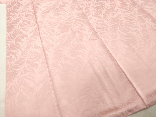 平和屋着物●上質な色無地　草葉地紋　虹色　正絹　逸品　DAAV1252tw
