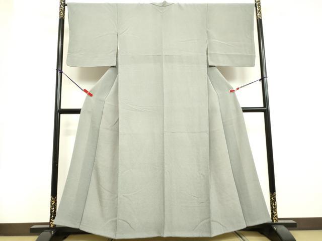 平和屋着物●伝統工芸師　服部光擴　江戸小紋　鮫小紋柄　鬼しぼ縮緬　正絹　逸品　DAAV1267tw