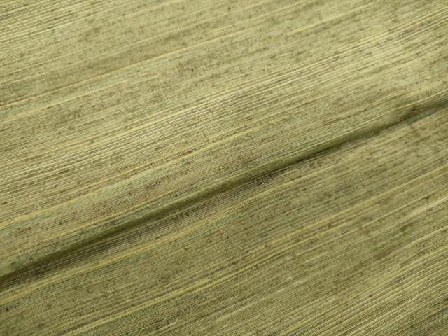 平和屋着物●上質な紬　横段文　正絹　逸品　DAAV1280tw
