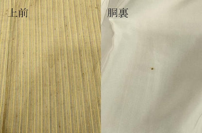 平和屋着物●上質な紬 間道 正絹 逸品 DAAV1282tw