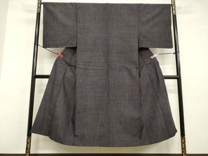 平和屋着物●極上　男性　本場結城紬　重要無形文化財　杢　証紙付き　正絹　逸品　DAAV1296tw