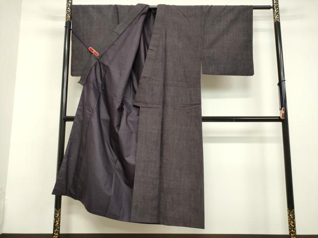 平和屋着物●極上　男性　本場結城紬　重要無形文化財　杢　証紙付き　正絹　逸品　DAAV1296tw