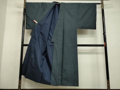 平和屋着物●男性　本場大島紬　アンサンブル　100亀甲　総詰め　正絹　逸品　DAAV1301tw