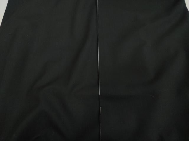 平和屋着物●男性　馬乗り袴　黒色　黒地　ウール　未使用　DAAV1307tw