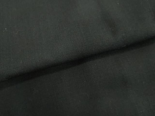 平和屋着物●男性　馬乗り袴　黒色　黒地　ウール　未使用　DAAV1307tw