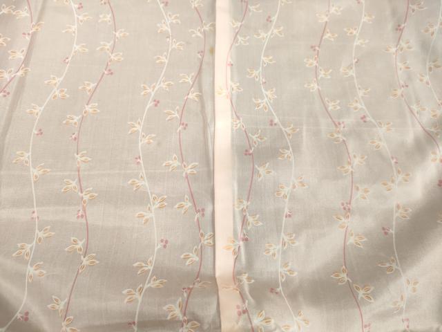 平和屋着物●本場大島紬　アンサンブル　草花文　正絹　逸品　DAAV1308tw