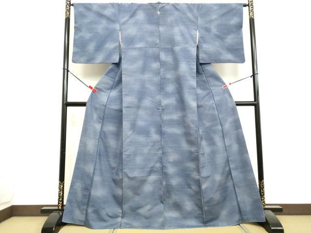平和屋着物●上質な紬 霞文 正絹 逸品 DAAV1316tw
