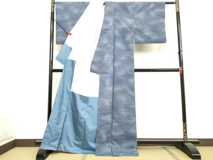 平和屋着物●上質な紬 霞文 正絹 逸品 DAAV1316tw