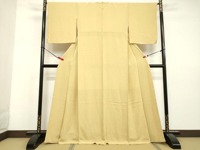 平和屋着物●上質な色無地 砥粉色 正絹 逸品 DAAV1339tw