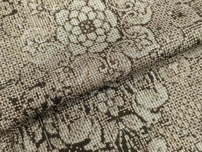 平和屋着物●本場大島紬　割り込み絣　正倉院花文　やまと誂製　正絹　逸品　DAAV1348tw