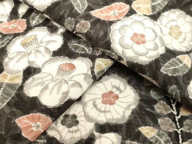 平和屋着物●上質な小紋　紬地　辻が花　正絹　逸品　未使用　DAAV1384tw