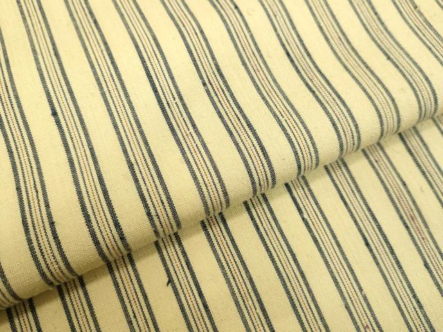 平和屋着物●上質な紬 間道 背抜き仕立て 正絹 逸品 DAAV1412tw