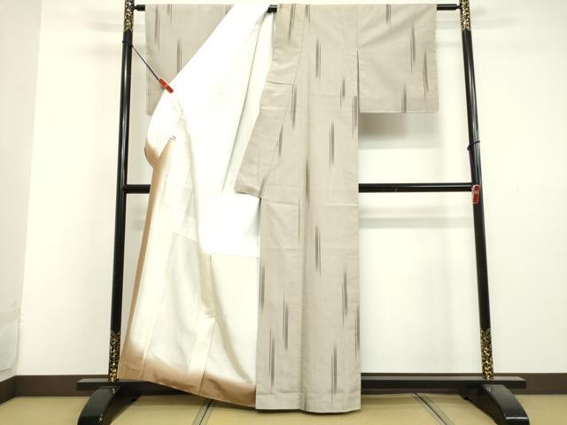 平和屋着物●上質な紬　幻想　反端付き　正絹　逸品　DAAV1444tw