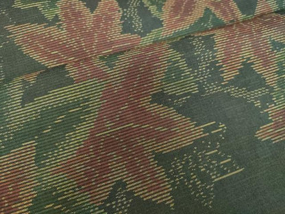 平和屋着物●本場大島紬 楓文 正絹 逸品 DAAV1495tw