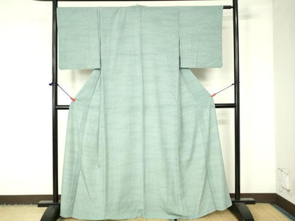 平和屋着物▽小紋 単衣 舞花文 洗える着物 DAAV1596op