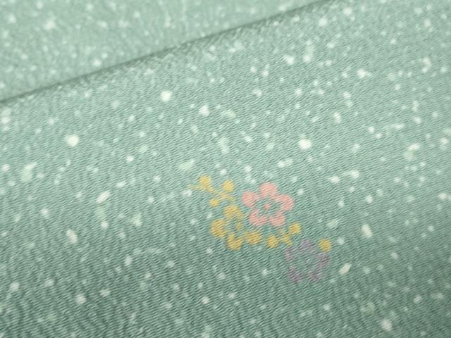 平和屋着物▽小紋 単衣 舞花文 洗える着物 DAAV1596op