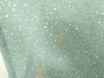 平和屋着物▽小紋 単衣 舞花文 洗える着物 DAAV1596op