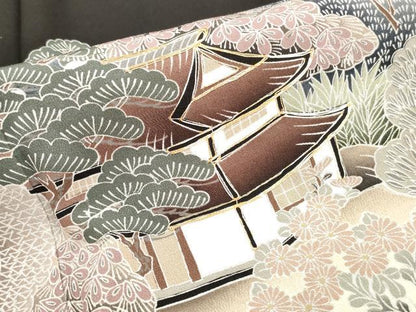 平和屋着物■豪華黒留袖 駒刺繍 風景文 金彩 正絹 逸品 DAAV2042xg