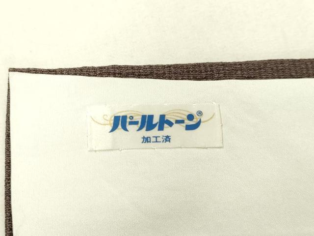 平和屋着物▽本塩沢 訪問着 単衣 丸文 正絹 逸品 DAAV3001du