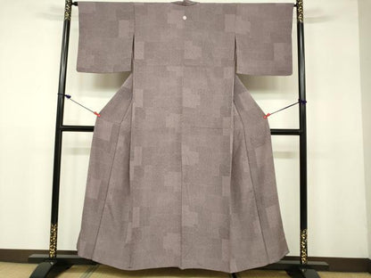 平和屋着物▽江戸小紋 単衣 寄せ小紋柄 正絹 逸品 DAAV3003du