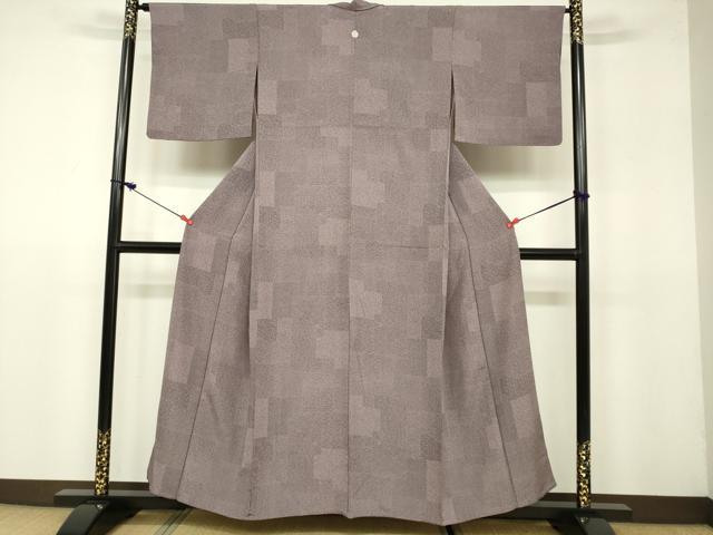 平和屋着物▽江戸小紋 単衣 寄せ小紋柄 正絹 逸品 DAAV3003du