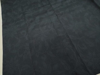 平和屋着物▽本塩沢 単衣 110亀甲 花唐草文 正絹 逸品 DAAV3016du