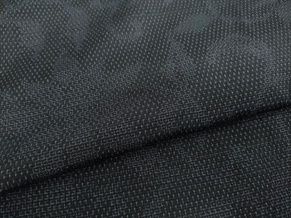 平和屋着物▽本塩沢 単衣 110亀甲 花唐草文 正絹 逸品 DAAV3016du