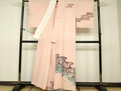 平和屋着物▽訪問着 単衣 絞り 辻が花 ますいわ屋扱い 正絹 逸品 DAAV3020du