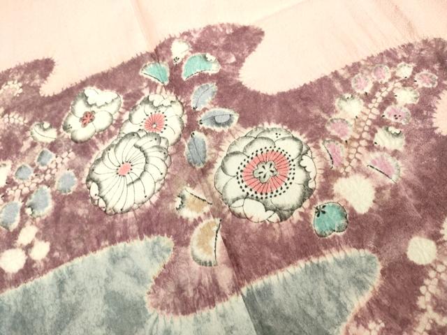 平和屋着物▽訪問着 単衣 絞り 辻が花 ますいわ屋扱い 正絹 逸品 DAAV3020du
