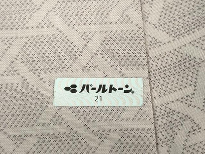 平和屋着物▽男性 本場大島紬 単衣 籠目 正絹 逸品 DAAV3026du