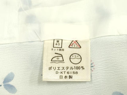 平和屋着物▽小紋 単衣 舞花文 洗える着物 DAAV3134du