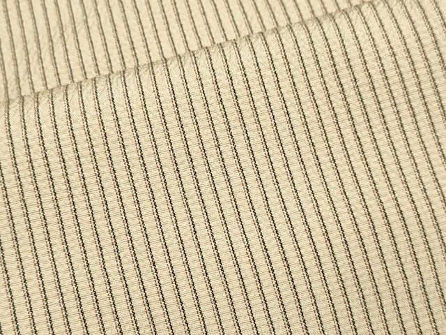 平和屋着物▽本塩沢 単衣 間道 証紙付き 正絹 逸品 DAAV3135du