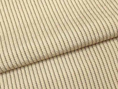 平和屋着物▽本塩沢 単衣 間道 証紙付き 正絹 逸品 DAAV3135du