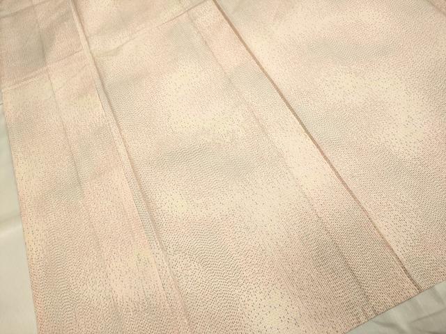 平和屋着物▽上質な紬 単衣 霞文 正絹 逸品 DAAV3139du