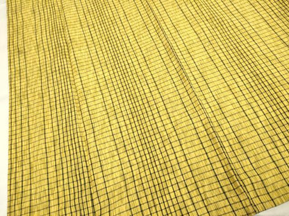 平和屋着物∴夏物 浴衣・小紋兼用 格子 綿 逸品 DAAV3144du