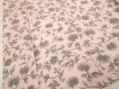 平和屋着物▽上質な紬 単衣 更紗花文 正絹 逸品 DAAV3163du