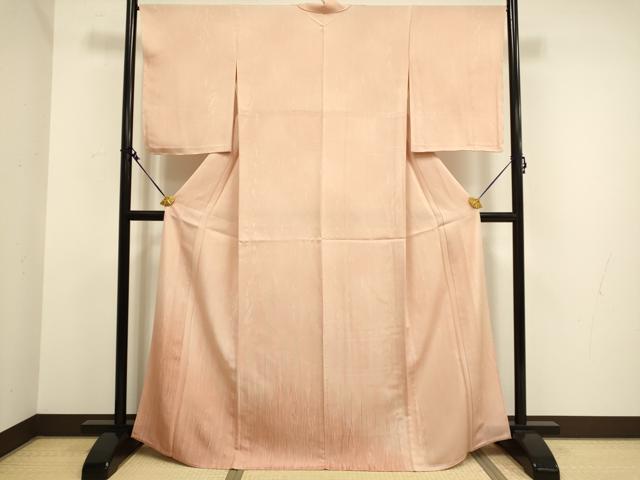 平和屋着物▽訪問着 単衣 木目文様 暈し染め 正絹 逸品 未使用 DAAV3167du
