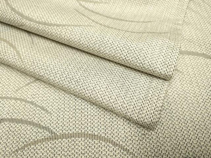 平和屋着物▽上質な紬 単衣 芝文 正絹 逸品 DAAV3169du