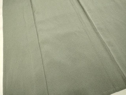 平和屋着物▽二代目清次郎監修 手描き 色無地 単衣 海松茶色 正絹 逸品 未使用 DAAV3170du