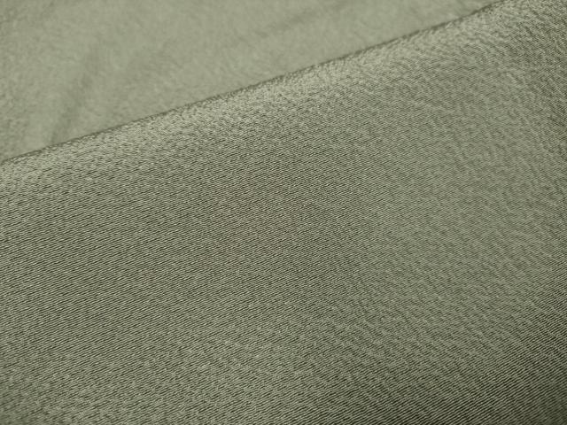 平和屋着物▽二代目清次郎監修 手描き 色無地 単衣 海松茶色 正絹 逸品 未使用 DAAV3170du