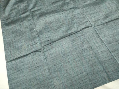 平和屋着物▽上質な紬 単衣 霞文 正絹 逸品 DAAV3181du