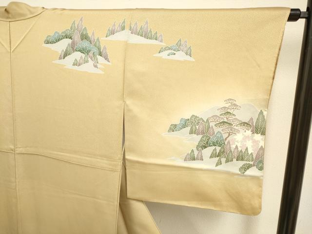 平和屋着物●訪問着 風景文 正絹 逸品 DAAV3206du