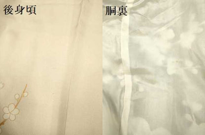 平和屋着物●豪華振袖　宝尽くし　枝梅文　暈し染め　金彩　正絹　逸品　DAAV3252du