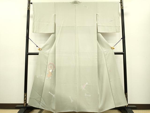 平和屋着物●訪問着 友禅 作家物 童子遊び 暈し染め 正絹 逸品 DAAV3288du