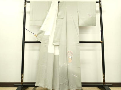 平和屋着物●訪問着 友禅 作家物 童子遊び 暈し染め 正絹 逸品 DAAV3288du